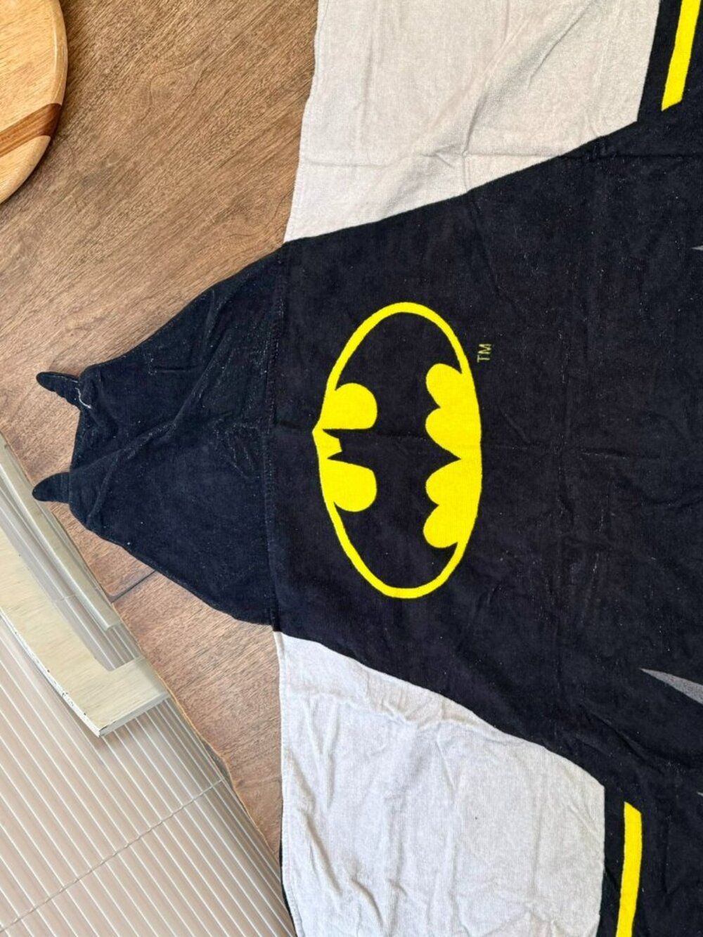 Batman Children's Hood & Cape Towel Wrap with Hand Pockets